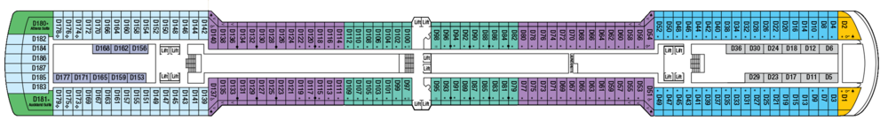 P&O Crusies, Arcadia, Deck 5 - D Deck.png